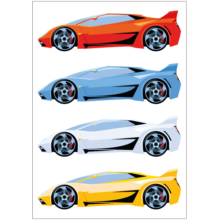 PS0301-400 Sticker Sheet Decal Mask Wall Self Adhesive Vinyl A4 Various Designs Available