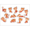 PS0001-100 Stickers Sheets Decals Butterflies Wall Self Adhesive Vinyl A4 Various Designs Available