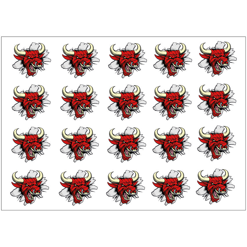 PS0301-400 Sticker Sheet Decal Mask Wall Self Adhesive Vinyl A4 Various Designs Available