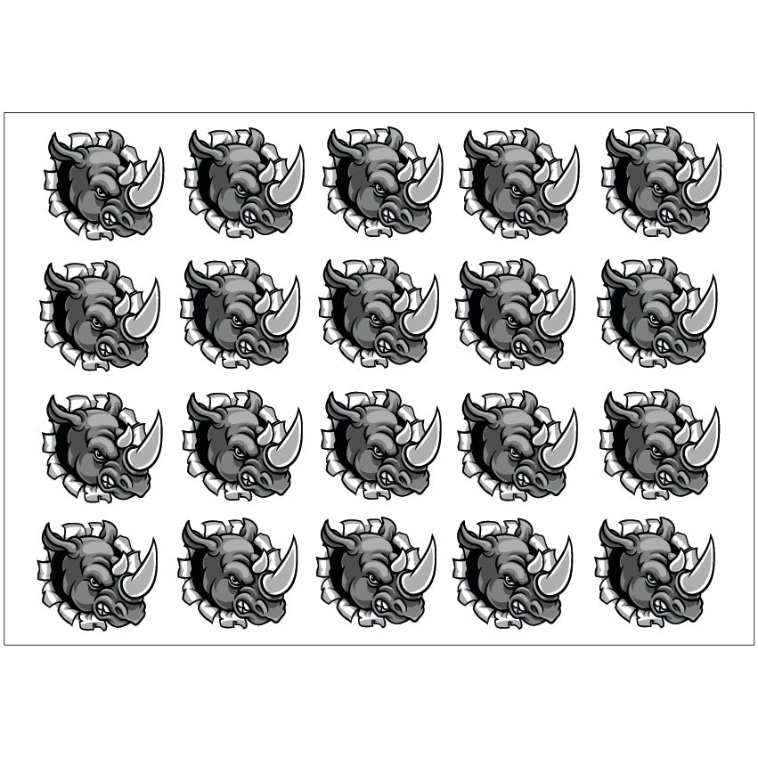 PS0301-400 Sticker Sheet Decal Mask Wall Self Adhesive Vinyl A4 Various Designs Available
