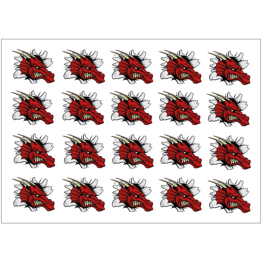 PS0301-400 Sticker Sheet Decal Mask Wall Self Adhesive Vinyl A4 Various Designs Available