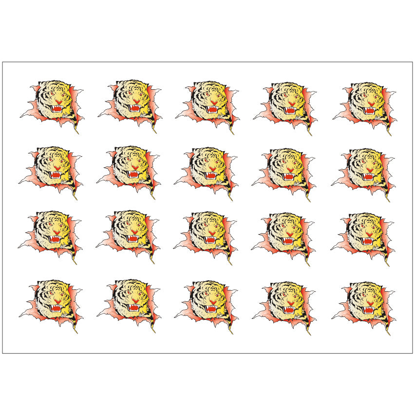 PS0301-400 Sticker Sheet Decal Mask Wall Self Adhesive Vinyl A4 Various Designs Available