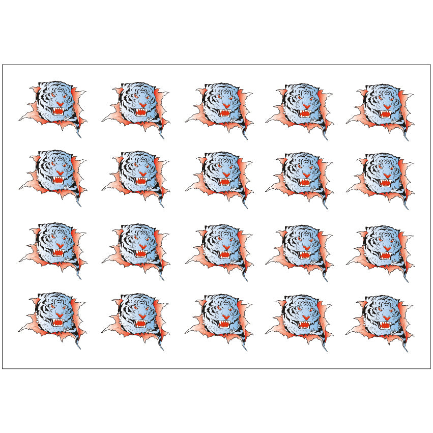 PS0301-400 Sticker Sheet Decal Mask Wall Self Adhesive Vinyl A4 Various Designs Available