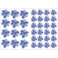 PS0401-500 Sticker Sheet Decal Flowers Wall Self Adhesive Vinyl A4 Various Designs Available