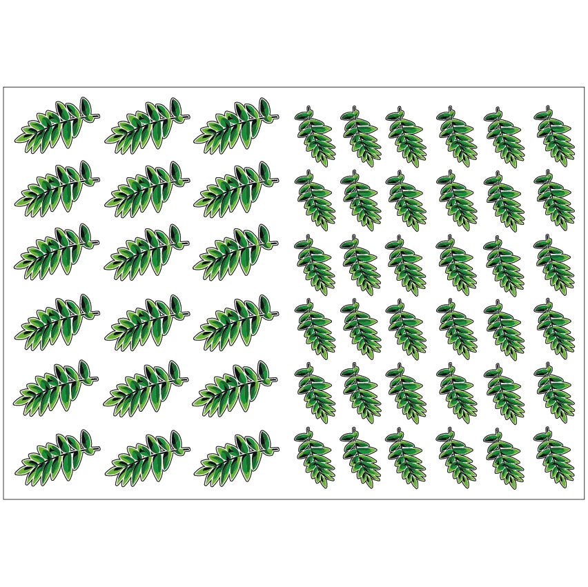 PS0401-500 Sticker Sheet Decal Flowers Wall Self Adhesive Vinyl A4 Various Designs Available