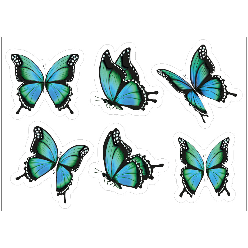 PS0401-500 Sticker Sheet Decal Flowers Wall Self Adhesive Vinyl A4 Various Designs Available