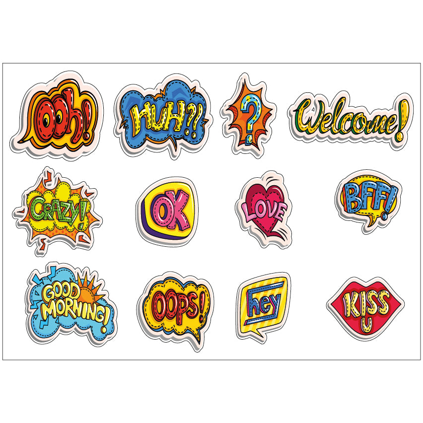 PS0401-500 Sticker Sheet Decal Flowers Wall Self Adhesive Vinyl A4 Various Designs Available