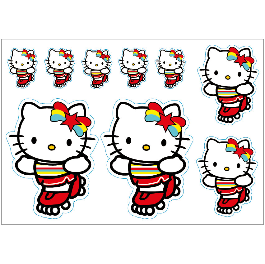 PS0401-500 Sticker Sheet Decal Flowers Wall Self Adhesive Vinyl A4 Various Designs Available