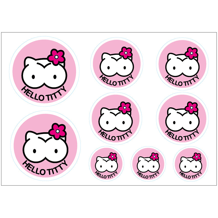 PS0401-500 Sticker Sheet Decal Flowers Wall Self Adhesive Vinyl A4 Various Designs Available