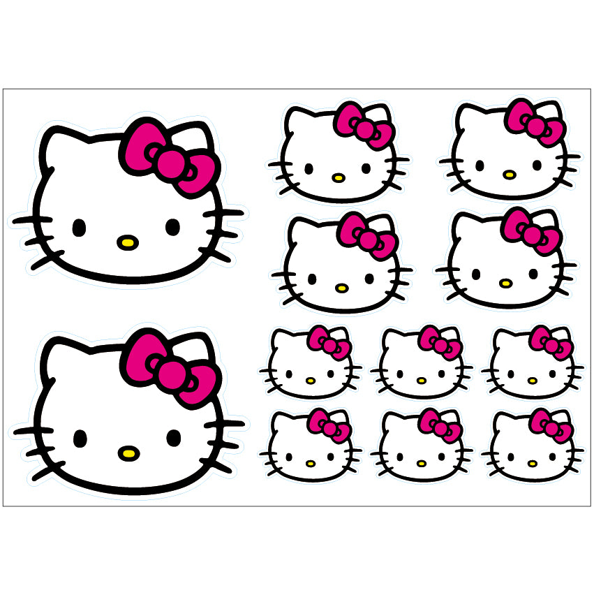 PS0401-500 Sticker Sheet Decal Flowers Wall Self Adhesive Vinyl A4 Various Designs Available