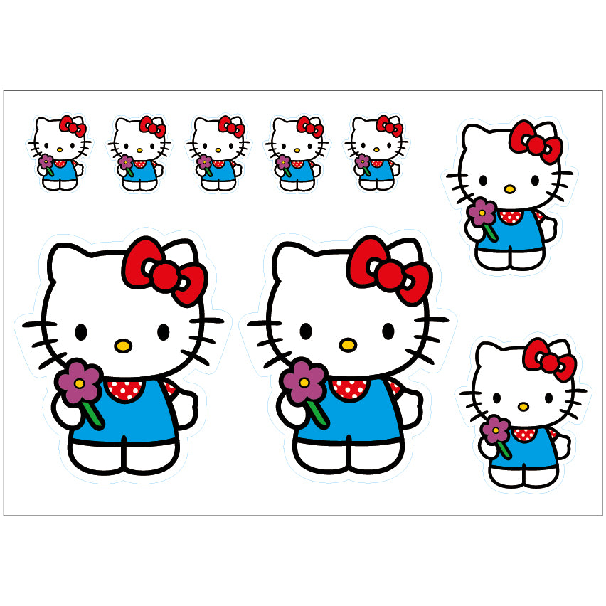 PS0401-500 Sticker Sheet Decal Flowers Wall Self Adhesive Vinyl A4 Various Designs Available
