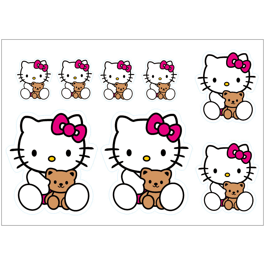 PS0401-500 Sticker Sheet Decal Flowers Wall Self Adhesive Vinyl A4 Various Designs Available