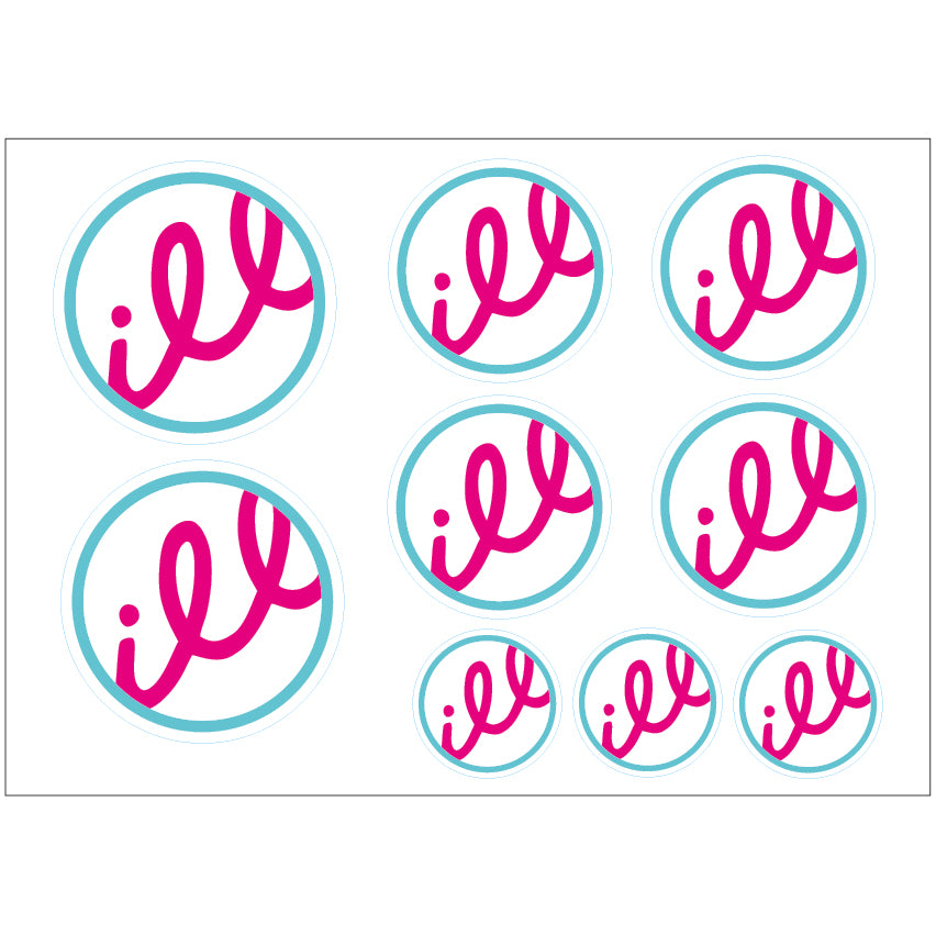 PS0401-500 Sticker Sheet Decal Flowers Wall Self Adhesive Vinyl A4 Various Designs Available
