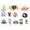 PS0001-100 Stickers Sheets Decals Butterflies Wall Self Adhesive Vinyl A4 Various Designs Available