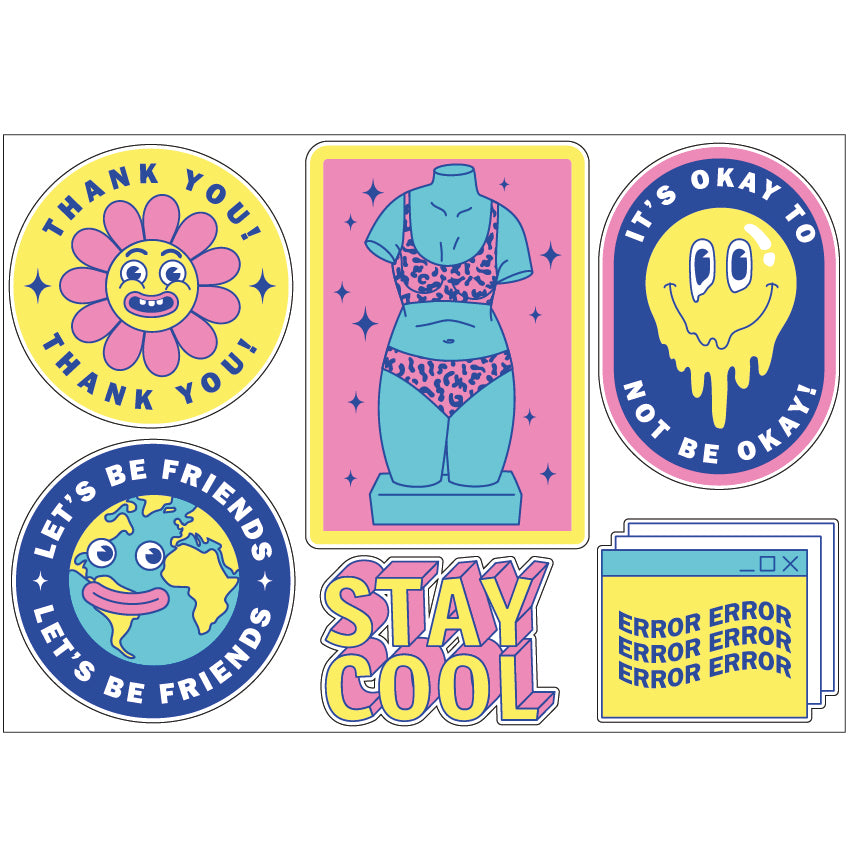 PS0001-100 Stickers Sheets Decals Butterflies Wall Self Adhesive Vinyl A4 Various Designs Available