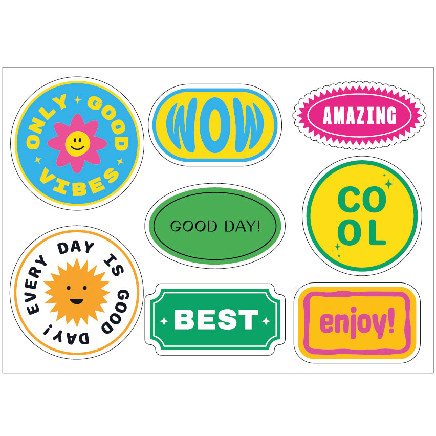 PS0001-100 Stickers Sheets Decals Butterflies Wall Self Adhesive Vinyl A4 Various Designs Available