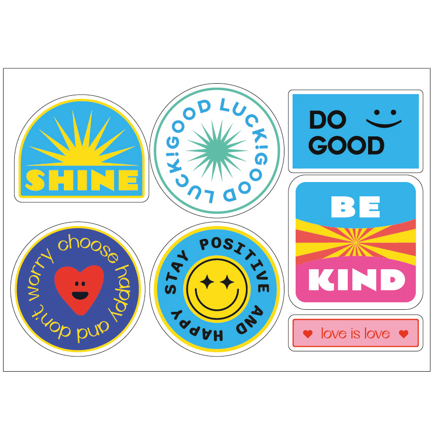 PS0001-100 Stickers Sheets Decals Butterflies Wall Self Adhesive Vinyl A4 Various Designs Available