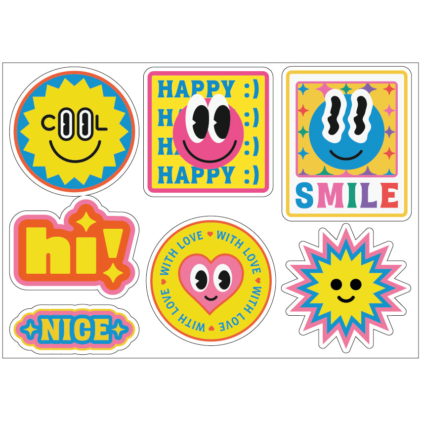 PS0001-100 Stickers Sheets Decals Butterflies Wall Self Adhesive Vinyl A4 Various Designs Available