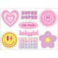 PS0001-100 Stickers Sheets Decals Butterflies Wall Self Adhesive Vinyl A4 Various Designs Available