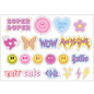 PS0001-100 Stickers Sheets Decals Butterflies Wall Self Adhesive Vinyl A4 Various Designs Available