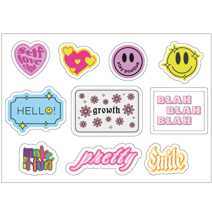 PS0001-100 Stickers Sheets Decals Butterflies Wall Self Adhesive Vinyl A4 Various Designs Available