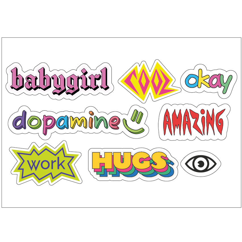 PS0001-100 Stickers Sheets Decals Butterflies Wall Self Adhesive Vinyl A4 Various Designs Available