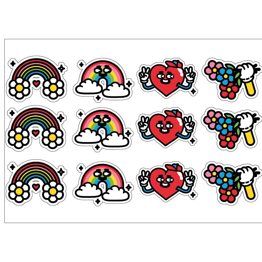 PS0001-100 Stickers Sheets Decals Butterflies Wall Self Adhesive Vinyl A4 Various Designs Available