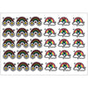 PS0001-100 Stickers Sheets Decals Butterflies Wall Self Adhesive Vinyl A4 Various Designs Available