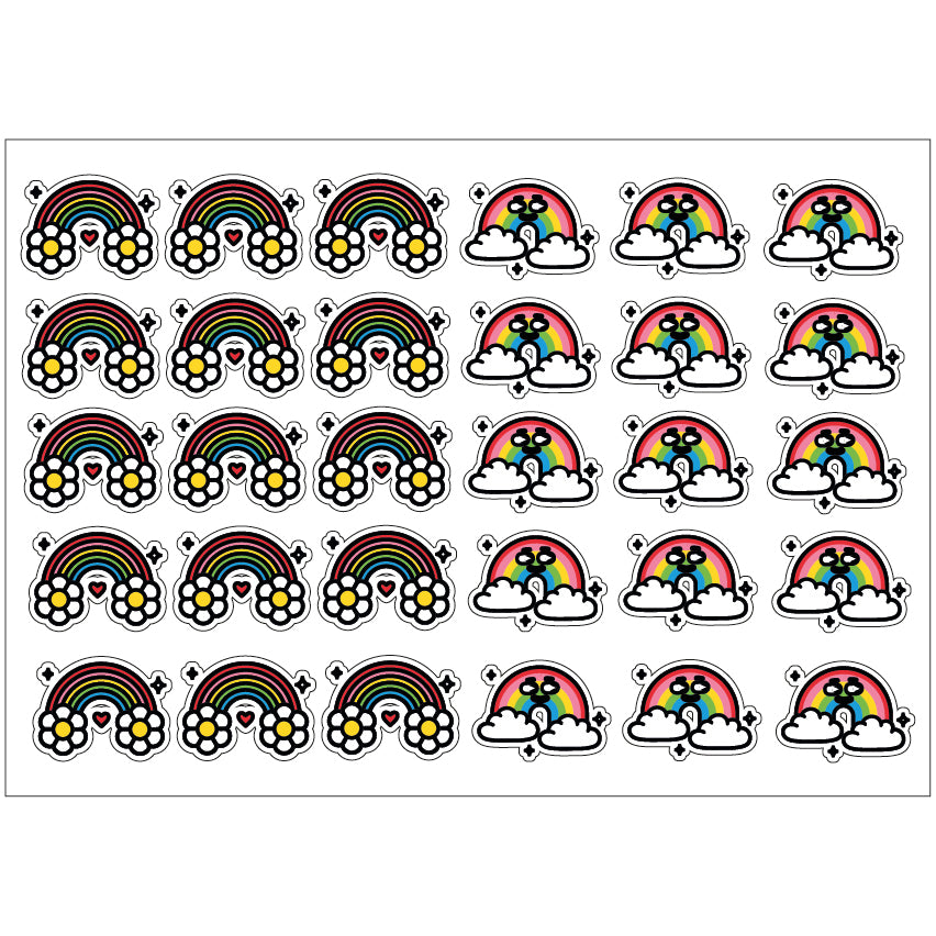 PS0001-100 Stickers Sheets Decals Butterflies Wall Self Adhesive Vinyl A4 Various Designs Available