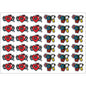 PS0001-100 Stickers Sheets Decals Butterflies Wall Self Adhesive Vinyl A4 Various Designs Available