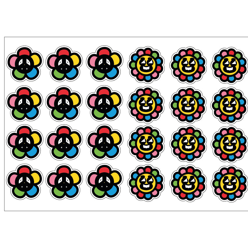 PS0001-100 Stickers Sheets Decals Butterflies Wall Self Adhesive Vinyl A4 Various Designs Available