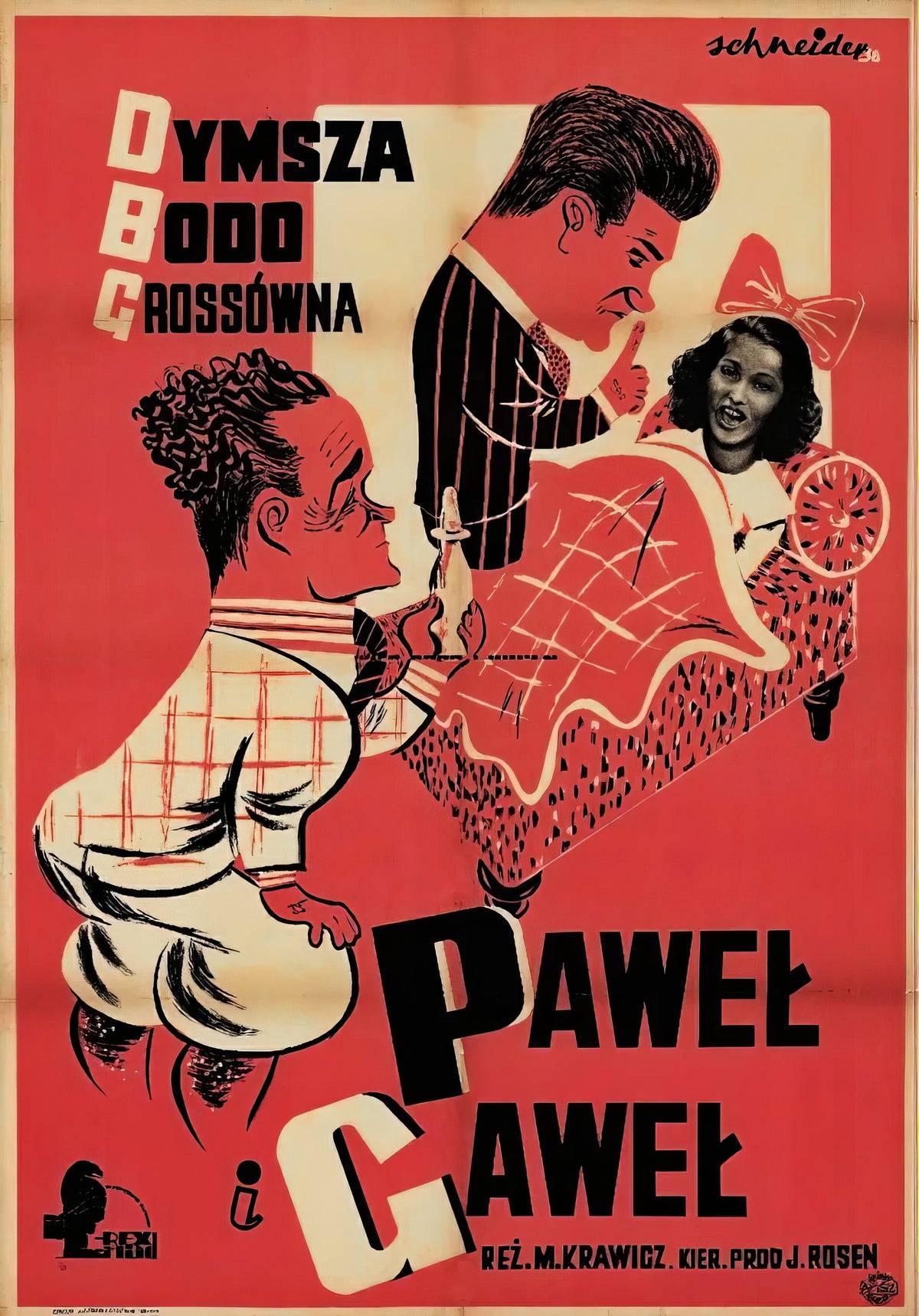 Paweł & Gaweł (1938) Film/Movie Premium Waterproof & Tear Resistant Posters