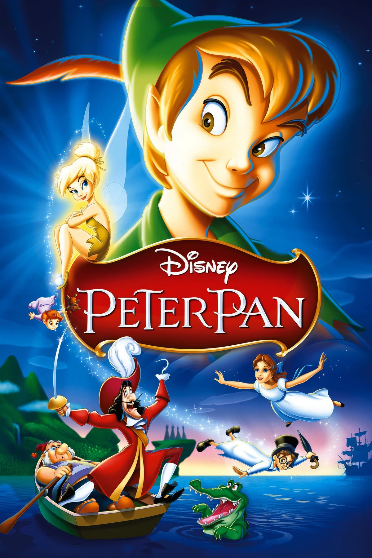 Peter Pan (1953) Film/Movie Premium Waterproof & Tear Resistant Posters