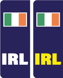 Car number plate stickers Various Styles Available PLATE01-12