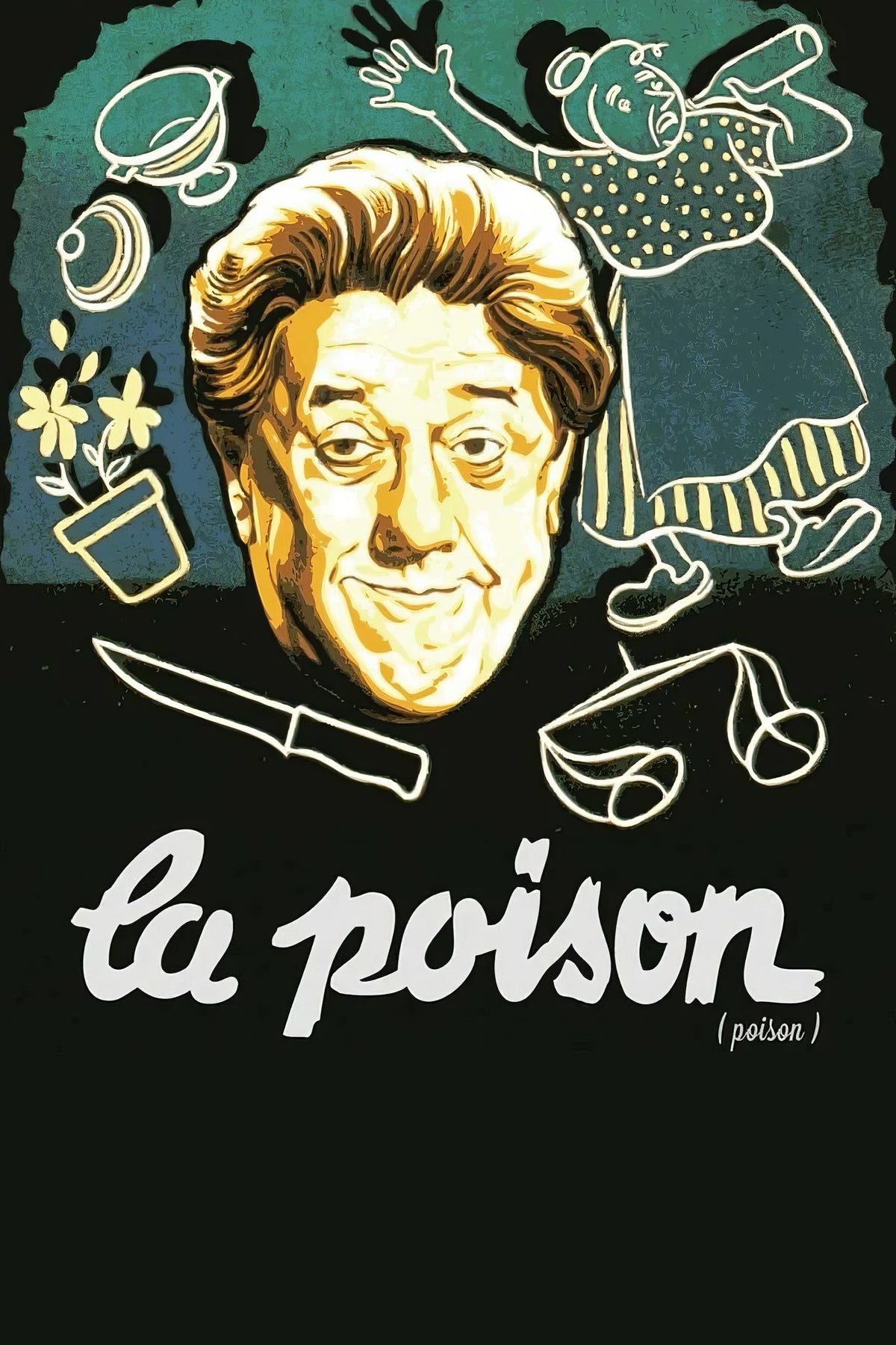 Poison (1951) Film/Movie Premium Waterproof & Tear Resistant Posters