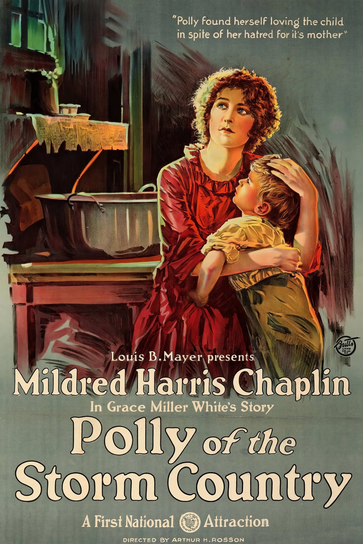 1920 Polly of the Storm Country (1920) Film/Movie Premium Waterproof & Tear Resistant Posters