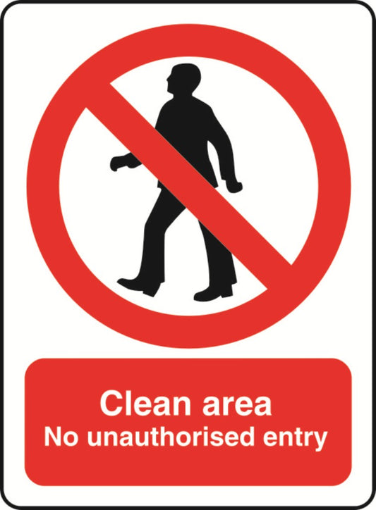 Prohibition A4 Sticker (x2 210mm x 297mm) Health And Safety Warning Sticker Latex Printed PROH017-58