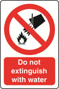 Prohibition A7 Sticker (x4 74mm x 105mm) Health And Safety Warning Sticker Latex Printed PROH017-58