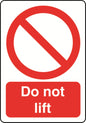 Prohibition A7 Sticker (x4 74mm x 105mm) Health And Safety Warning Sticker Latex Printed PROH017-58