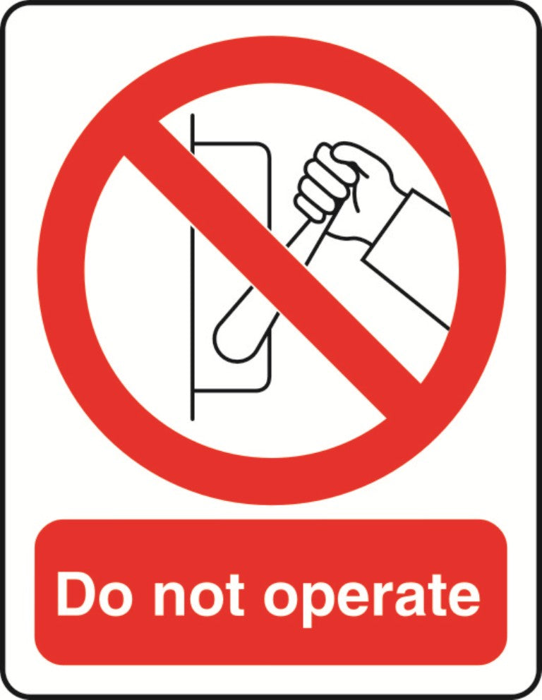 Prohibition A7 Sticker (x4 74mm x 105mm) Health And Safety Warning Sticker Latex Printed PROH017-58