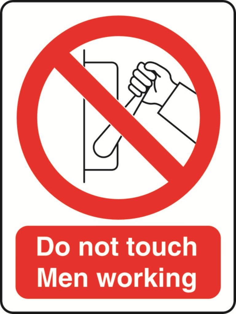 Prohibition A7 Sticker (x4 74mm x 105mm) Health And Safety Warning Sticker Latex Printed PROH017-58