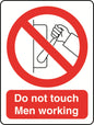 Prohibition A7 Sticker (x4 74mm x 105mm) Health And Safety Warning Sticker Latex Printed PROH017-58