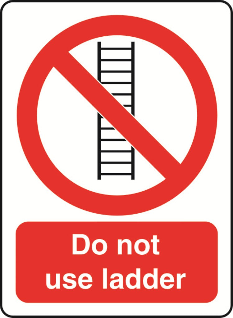 Prohibition A7 Sticker (x4 74mm x 105mm) Health And Safety Warning Sticker Latex Printed PROH017-58