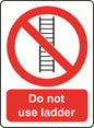 Prohibition A7 Sticker (x4 74mm x 105mm) Health And Safety Warning Sticker Latex Printed PROH017-58