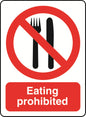 Prohibition A7 Sticker (x4 74mm x 105mm) Health And Safety Warning Sticker Latex Printed PROH017-58