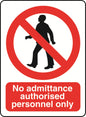 Prohibition A7 Sticker (x4 74mm x 105mm) Health And Safety Warning Sticker Latex Printed PROH017-58