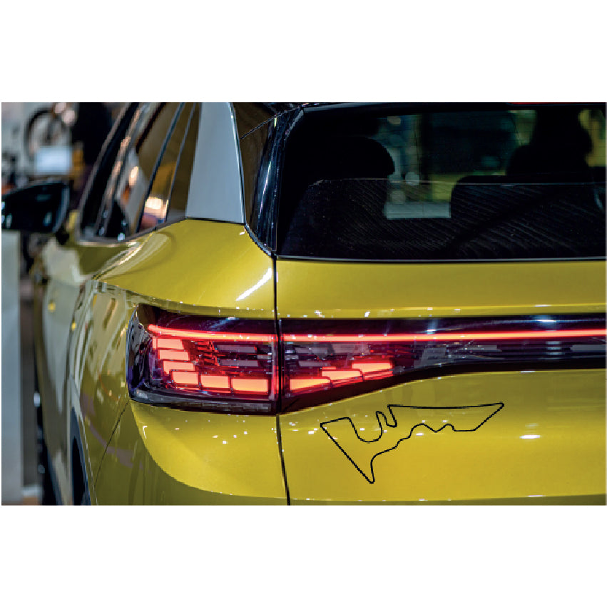 RC02 Austin Racing Track Formula One Vinyl Decal Sticker x 4 F1, BTCC, BSB