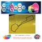 RC01-RC10 Racing Track Formula One Vinyl Decal Sticker x 4 F1, BTCC, BSB Various Designs Available