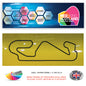 RC01-RC10 Racing Track Formula One Vinyl Decal Sticker x 4 F1, BTCC, BSB Various Designs Available