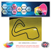 RC01-RC10 Racing Track Formula One Vinyl Decal Sticker x 4 F1, BTCC, BSB Various Designs Available